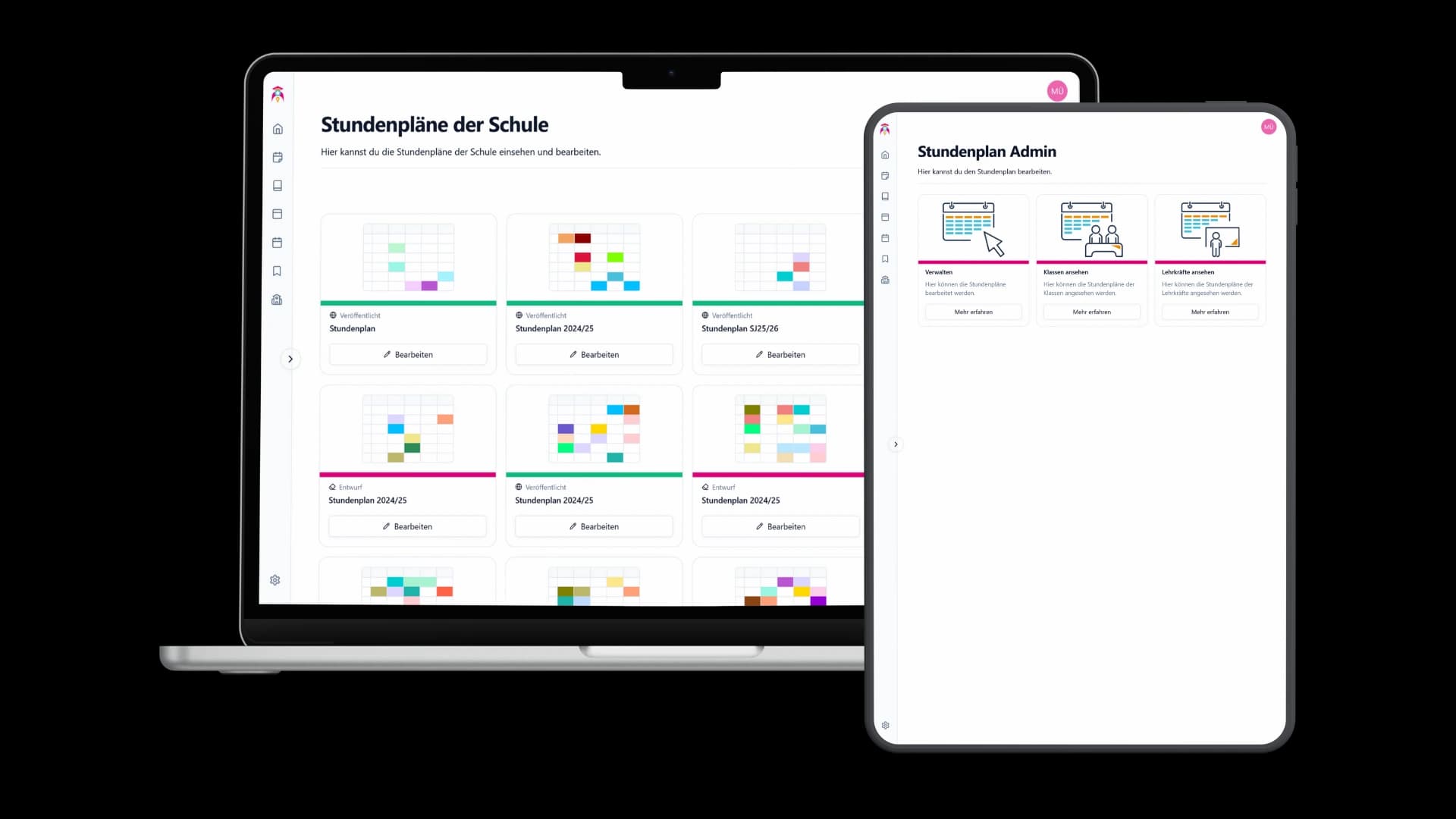 schoolboost digitale Stundenplanung für Grundschulen - Automatische Erstellung individueller Stundenpläne für Lehrkräfte und Klassen